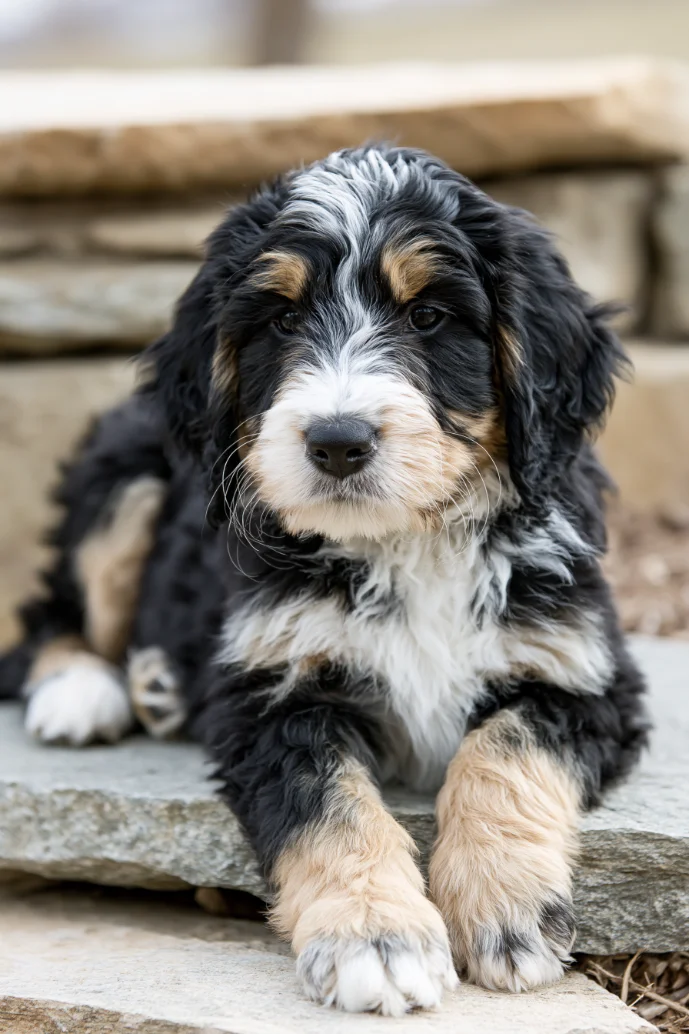 Socialization · puppies playing with kids